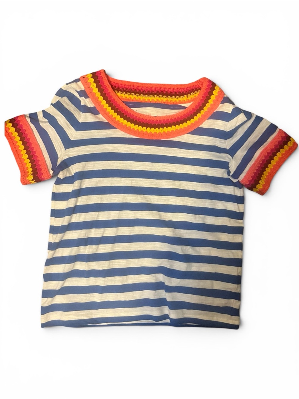 Boden Fae Cotton Stripe
Crochet T-Shirt - Picture 4 of 5